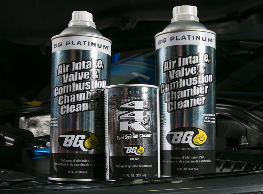 BG Products - Air Intake, Valve & Combustion Chamber Cleaner and 44K Fuel System Cleaner