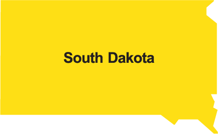 South Dakota State outline